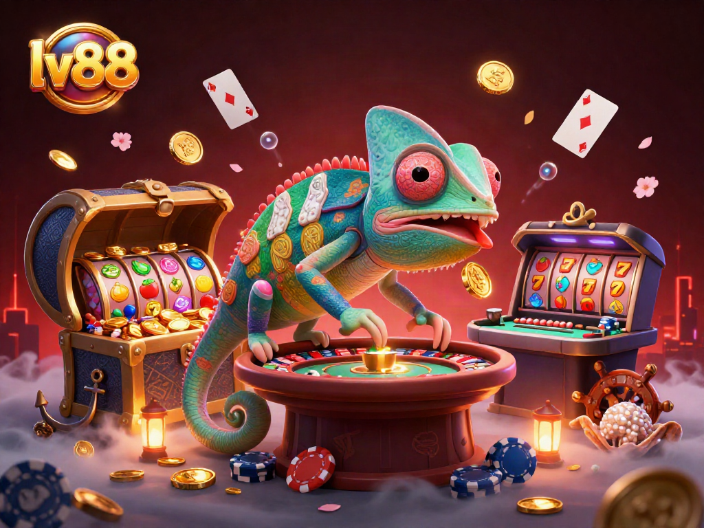 Catch the excitement at lv88 casino with vibrant slot reels and a dynamic vibrant gaming scene.