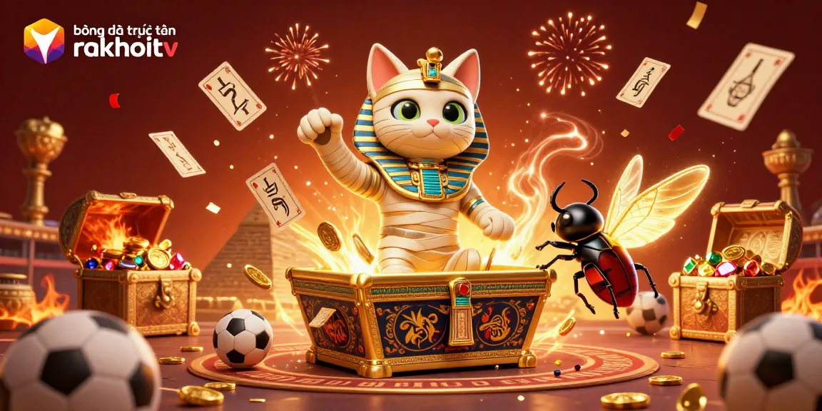 Experience bóng đá trực tuyến rakhoitv with thrilling sports betting elements in a vibrant gaming scene.