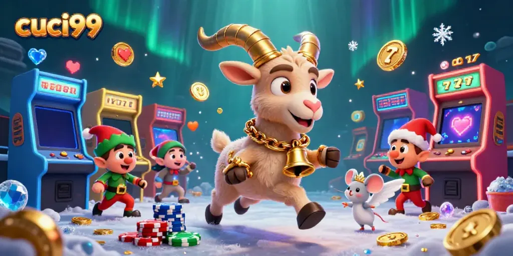 Experience thrilling gameplay at cuci99 as Krampus runs the holiday casino with whimsical characters.