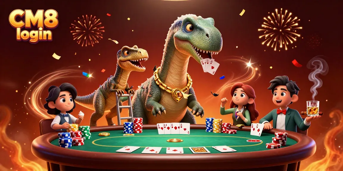 Engage with thrilling CM8 login experience at the dynamic brontosaurus poker scene.
