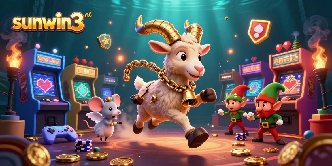 Experience thrilling gaming at sunwin3 nl with Krampus and whimsical characters in a festive casino.